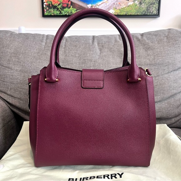 Burberry medium soft grain buckle satchel / shoulder bag - Picture 4 of 14
